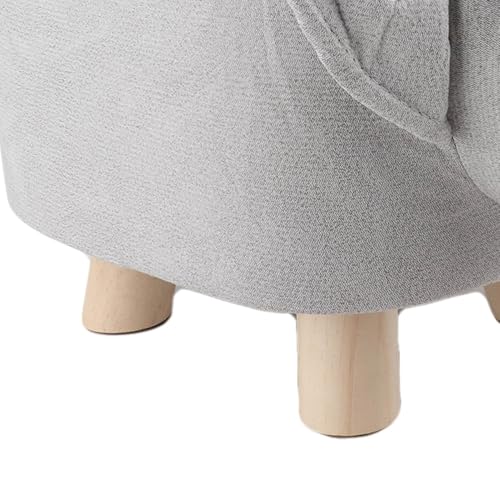 Elephant Shaped Animal Footstool, Kids Ottoman for Bedroom and Nursery Decor