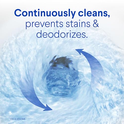 Automatic Toilet Bowl Cleaner Tablets - Bleach & Blue, Rain Clean Scent - 4 Pack