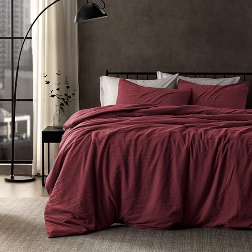 Soft Stone Washed Duvet Cover Twin XL - Easy Care & Gift Wrapped