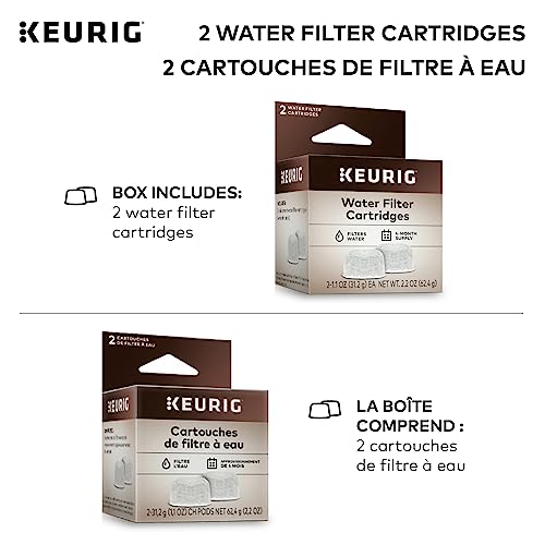 Replacement Coffee Maker Water Filter Refill Cartridges - 2 Pack