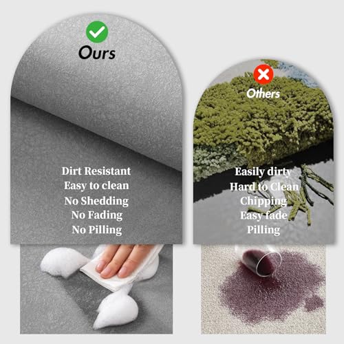 Diatomaceous Earth Stone Bath Mat Quick Dry Non-Slip Grey 15.7"x23.6"