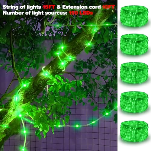 66ft 200 LED Color-Changing Rope Lights, Waterproof Remote String Lights