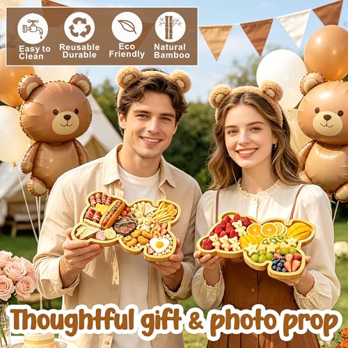 Bear Charcuterie Board - Beary Gender Reveal Baby Shower Party Decorations (Barri Design, Bears)