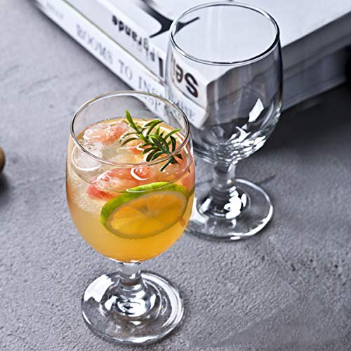 13-Ounce Goblet Party Glasses, Set of 12 Clear Beverage Glasses