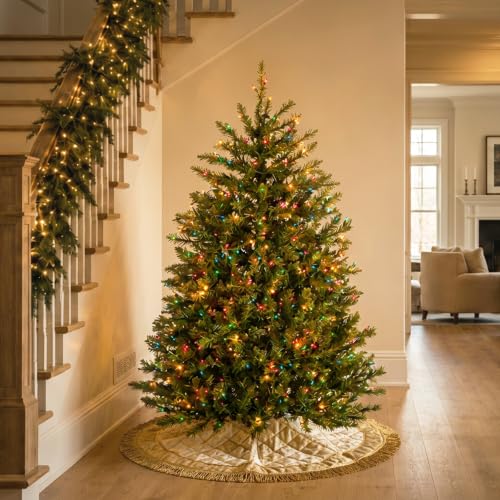 National Tree Company 4.5ft Dunhill Fir Pre-Lit Artificial Christmas Tree