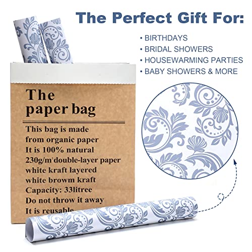 20 Sheets Scented Drawer Liners - Floral Fragrant Shelf Paper 14 x 19.5 Inch
