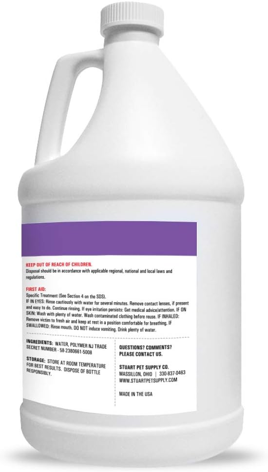 Stuart Pet Supply Co. Carpet Cleaner Solution - Professional Strength Deep Clean & Deodorizer | 128 fl oz