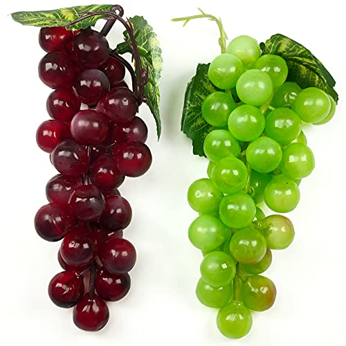 Artificial Fruit Set - 8 Pcs Faux Fruits for Home Decor