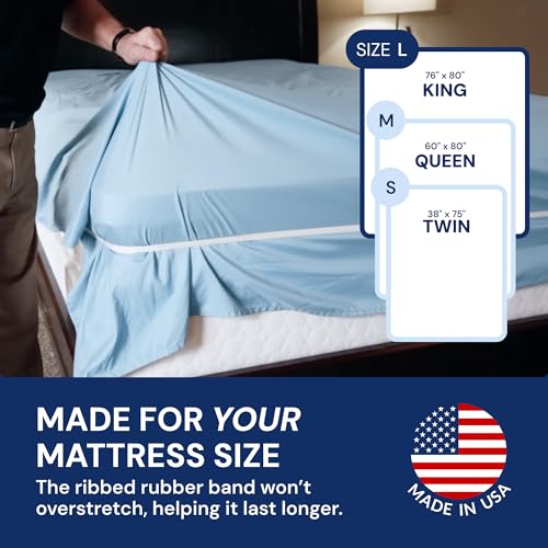 Elastic Fitted Sheet Holder Band for King Bed - Anti-Slip Sheet Straps