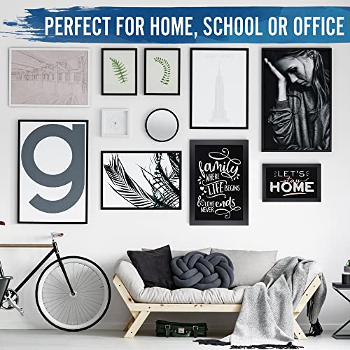 Rustic Magnetic Wall Chalkboard 11" x 17" with Wood Frame