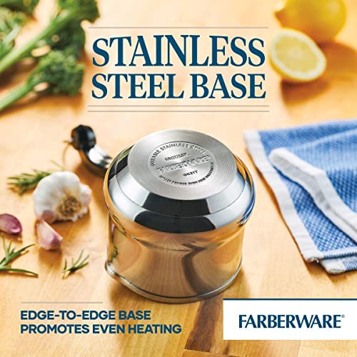 Stainless Steel Butter Warmer Pot with Pour Spout - Mini Saucepot