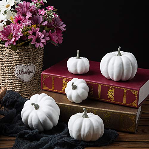12 Pack Artificial Mini Pumpkins for Fall Halloween Thanksgiving Decor