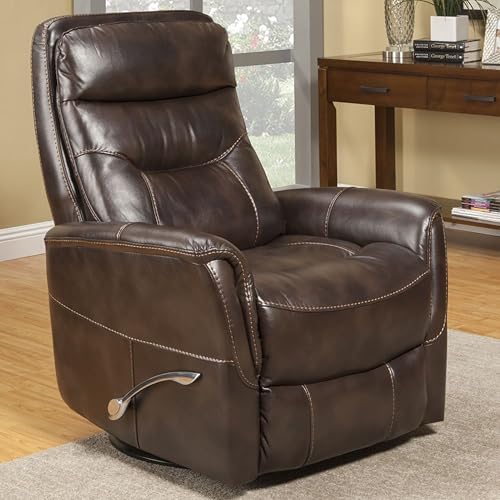 Swivel Glider Recliner Chair for Nursery and Living Room, Truffle
