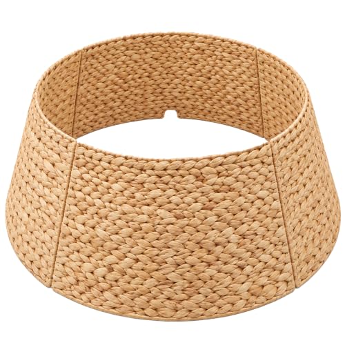24 Inch Christmas Tree Collar, Hyacinth Base Cover for Artificial Trees - SUKETIL