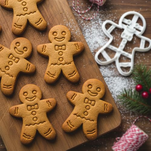 Happy Gingerbread Man Cookie Cutter 7.9cm Baking & Fondant Tool