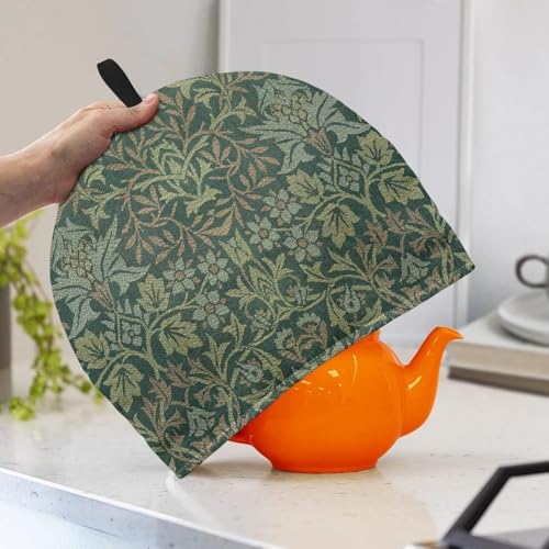 Insulated Floral Tea Cozy for Teapots, Foldable Fabric Tea Pot Cover