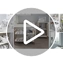 Simplify 6 Inch Bed Riser | Pack of 4 & Furniture Lifter Wheel