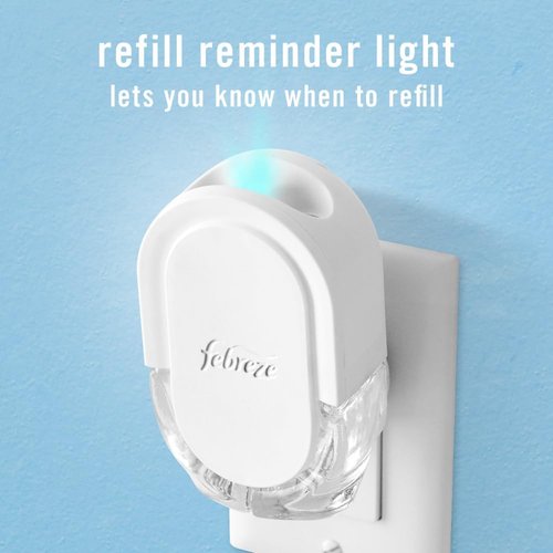 Febreze Plug-In Air Freshener Refill - Odor-Fighting Linen & Sky Scent | Long-Lasting 0.87oz, 3 Count