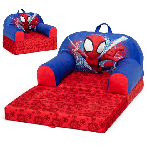 2-in-1 Convertible Kids Flip-Out Foam Chair & Lounger Sleeper Bed
