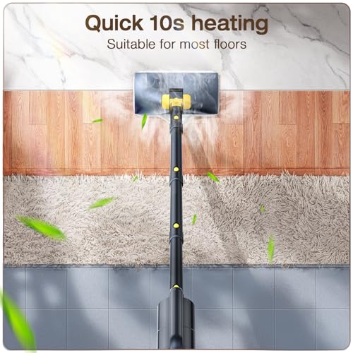 ScrubWiz 10-in-1 Steam Mop & Handheld Multi-Surface Steam Cleaner