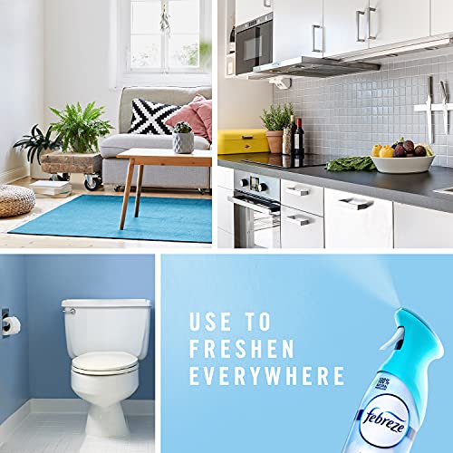 Odor-Eliminating Air Freshener Room Spray, Crisp Clean Scent (8.8 oz, 3-Pack)