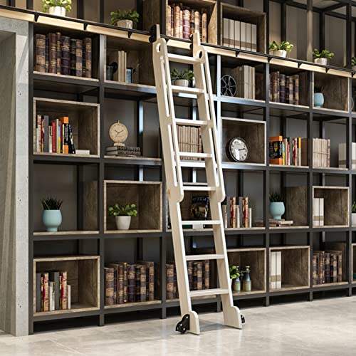 13ft Sliding Library Ladder Hardware Kit, Rolling Track for Home Loft
