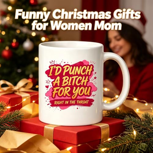Funny Coffee Mug Christmas Birthday Gifts for Women Mom Best Friends - 11oz Punch
