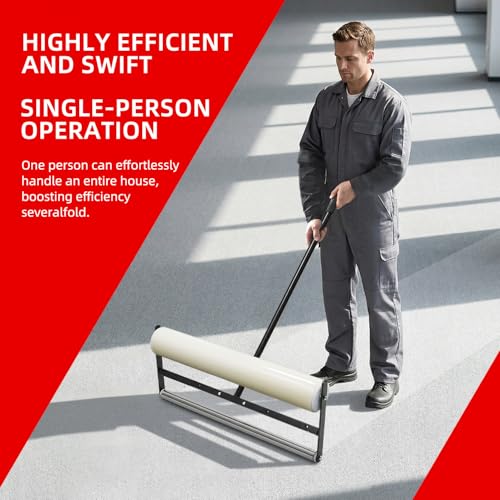Adjustable Carpet Protection Film Applicator, 24" to 36" Heavy Duty Dispenser