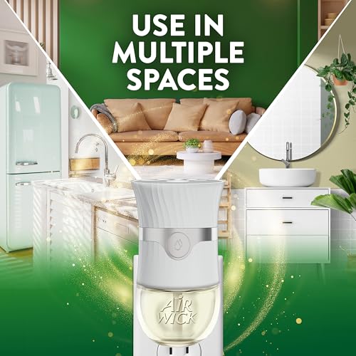 Plug-In Scented Oil Starter Kit - 2 Warmers & 6 Refills, Vanilla & Pink Papaya