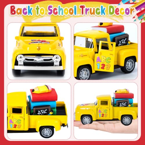 5-Inch Coastal Beach Theme Mini Truck Decor with Seashell Accessories