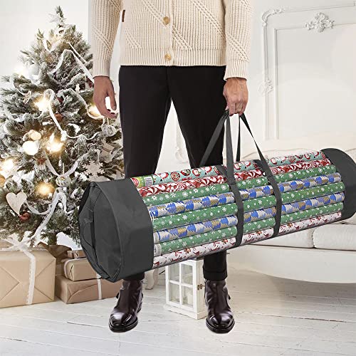Clear Wrapping Paper Storage Bag for 40-Inch Rolls and Ribbons