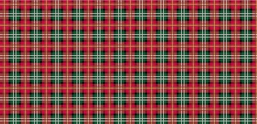 Chef Craft Christmas Tablecloth 52 x 108 inches, Red Plaid Plastic