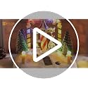 Lighted Musical Christmas Carousel Tabletop Decoration - Battery Powered