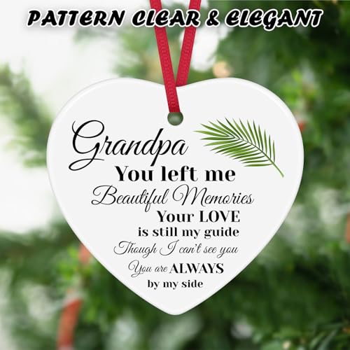 Memorial Grandpa Christmas Ornament | Sympathy Gift for Loss of Grandfather