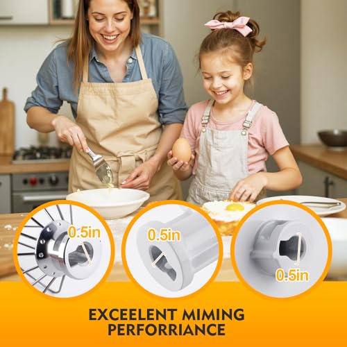 3-Piece Stand Mixer Attachment Set: Wire Whip, Dough Hook, and Flat Beater