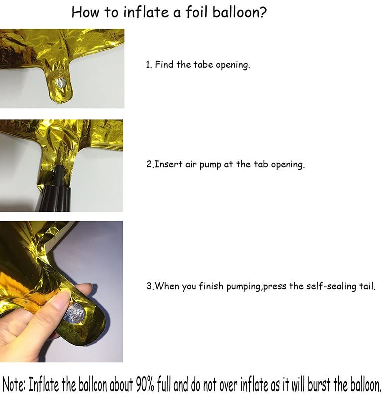 GOER 42-Inch Black Number 30 Foil Balloon for 30th Birthday Party