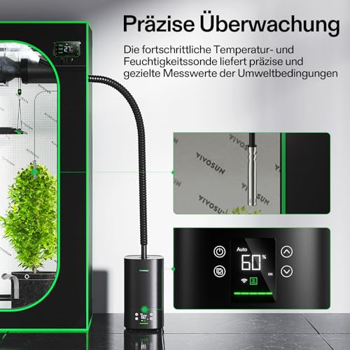 Smart WiFi Humidifier 5L Large Capacity with Humidity Probe & VPD Control