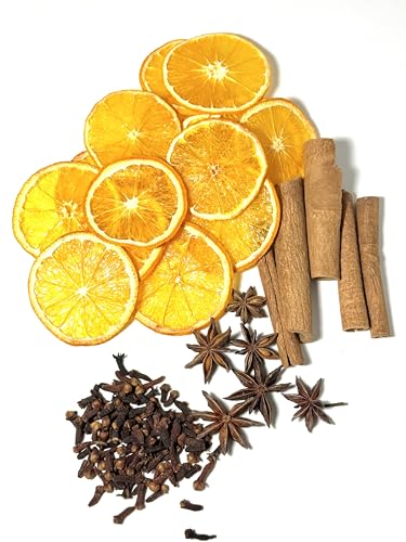 HerBlume Orange Cinnamon Stovetop Potpourri Kit 3oz Natural Aromas Gift