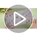 Fulmoon 200 Pcs Pastel Wildflower Cocktail Napkins - Hummingbird Design, 5-inch Disposable Party Paper Towels
