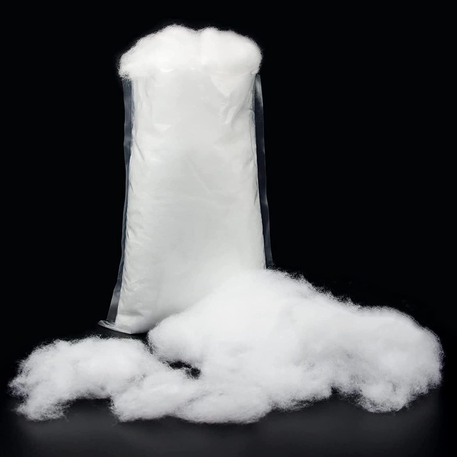 Skiennix Artificial Snow Decor - Fluffy White Cotton Wool for Christmas Trees & Holiday Displays