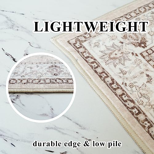 HY HAO YUN LAI 2x6 Washable Hallway Runner Rug Vintage Non-Slip