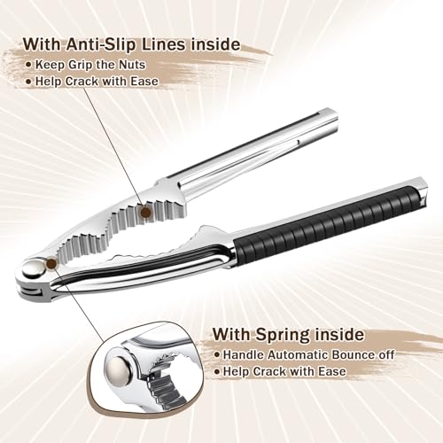 Heavy Duty Nutcracker Set with Picks - Walnut Crab Seafood Tools