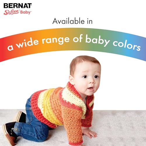 Bernat Softee Baby Aqua Yarn - 3 Pack of 141g/5oz - Acrylic - 3 DK (Light) - 362 Yards - Knitting/Crochet