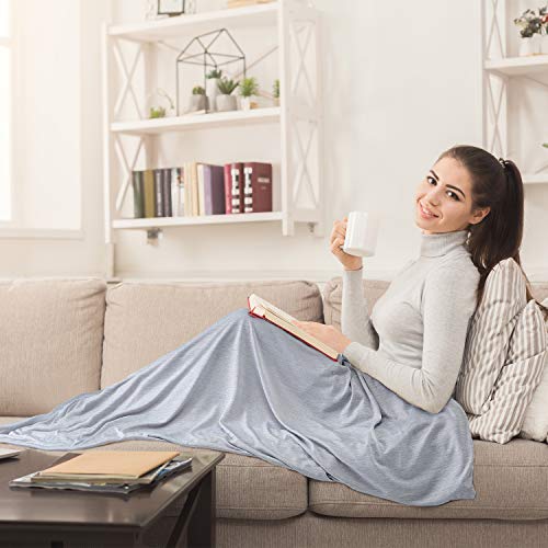 Premium Twin Size Weighted Blanket Cover - Soft & Breathable, Zippered Duvet Cover