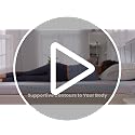 PERLECARE 3-Inch Gel Memory Foam Mattress Topper - Queen Bed Soft Cooling Pad