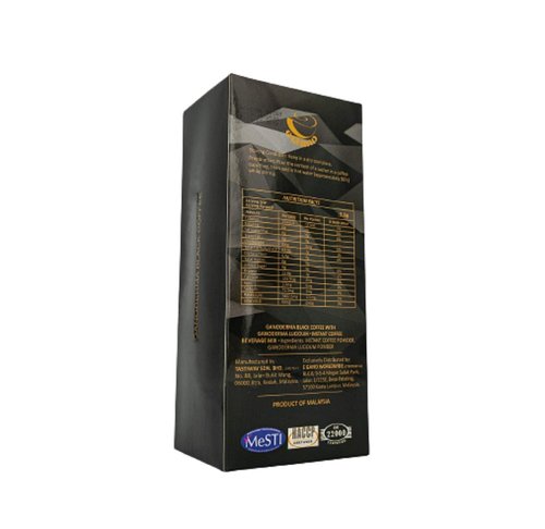 1 Box eGano Ganoderma Black Coffee (3.5g x 30 Sachets) - Premium Quality Instant Coffee With Ganoderma Lucidum Extract
