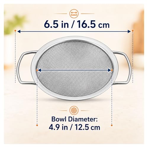 Fine Mesh Juice Strainer for Cold Press Juicer, 304 Stainless Steel Sieve