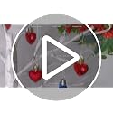 HipTree 20ct Red White Blue Patriotic Mini Christmas Tree Ornaments 1.18 Inch - Variation 01-red White Blue