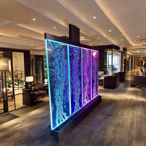 72-Inch x 80-Inch LED Bubble Wall Fountain with Remote Control