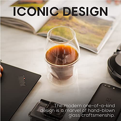ICOSA Brewhouse AVENSI 3-Piece Coffee Set with Unique Glassware for Aroma & Temperature Control